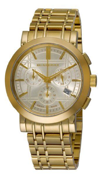 gold burberry watch men|Burberry watch band men.